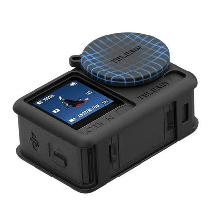 Telesin Silicone Protective Cover Case w/ Strap for DJI Osmo Action 6 Camera S6-PTC-11 Telesin