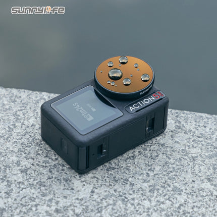 Sunnylife Aluminum Lens Filter CPL, ND, MCUV for DJI Osmo Action 5 Pro, 4, 3 Cameras OA5-FI901/OA5-FI934/OA5-FI904