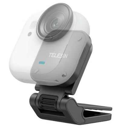 TELESIN Magnetic Pivot Brim Clip Mount Rotatable Quick Release Insta360 GO Ultra S3-HMH-05-TIS OveerUps