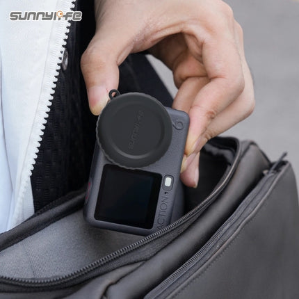 Sunnylife Silicone Lens Cover Protector Scratchproof Camera Lens Guard for DJI Action 6 Camera OveerUps