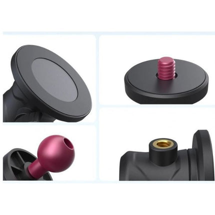 Telesin Magnetic Mount 360-Rotation Tilt for Action Cameras Gopro, DJI Osmo, Insta360, SJCAM, etc S7-JBK-12