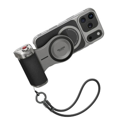 TELESIN Master Grip DSLR-Style Selfie Grip w/ Remote for iPhone17 ProMax P5-MCS-11-TIP Telesin