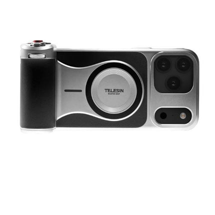 TELESIN Master Grip DSLR-Style Selfie Grip w/ Remote for iPhone17 ProMax P5-MCS-11-TIP Telesin