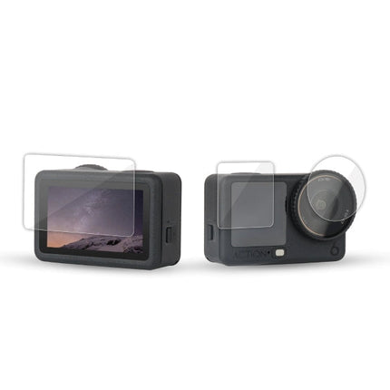 Sunnylife Tempered Glass Protector for DJI Osmo Action 6 Camera OA6-BHM127/OA6-BHM128