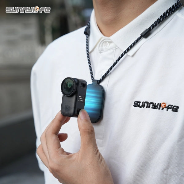 Sunnylife Magnetic Neck Lanyard Mount DJI Osmo Nano, Insta360 GO 3S, GO 3 Cameras, MIC Sunnylife
