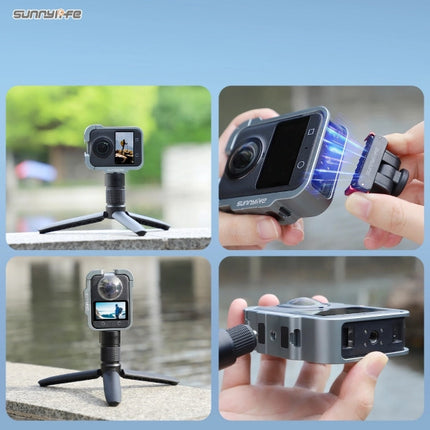 Sunnylife Metal Magnetic Housing Cage Cold Shoe Mount for DJI Osmo 360 Camera OveerUps