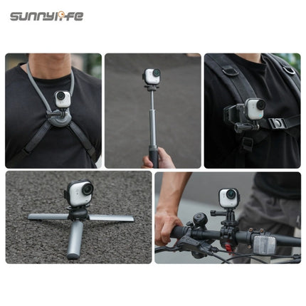Sunnylife Foldable Vertical Horizontal Mount Protective Frame Case for Insta360 GO Ultra Camera OveerUps
