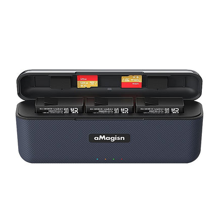 aMagisn Portable Fast Charge Box Battery Charger for DJI Osmo Action 4 3 Cameras OveerUps