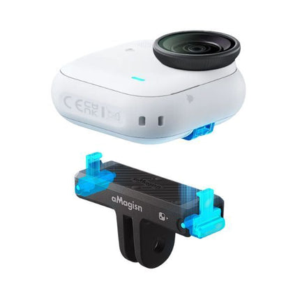 aMagisn Magnetic Quick Release Mount for Insta360 GO Ultra Lightweight Camera Adapter OveerUps