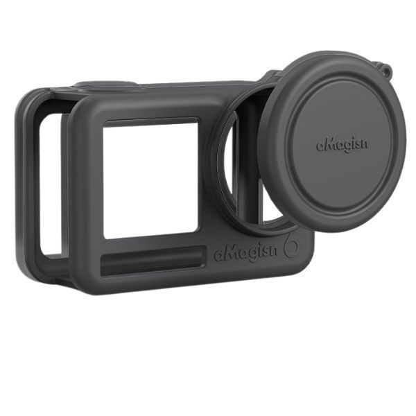 aMagisn Silicone Protective Case with Lens Cover for DJI Osmo Action 6 Camera OveerUps
