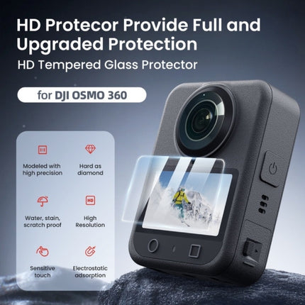aMagisn HD Tempered Glass Screen Protector for DJI Osmo 360 Camera Lens Protection OveerUps