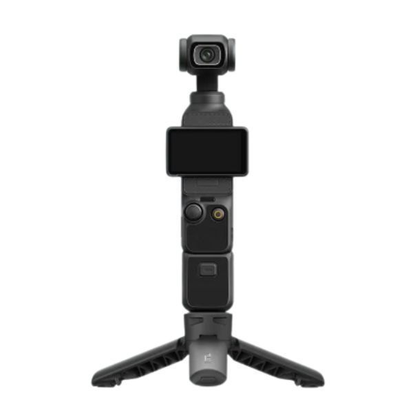 TELESIN Mini Portable Tripod Grip 2 in 1 for DJI Pocket 4P 4 3 GoPro Insta360 Cameras S3-EAK-06 OveerUps