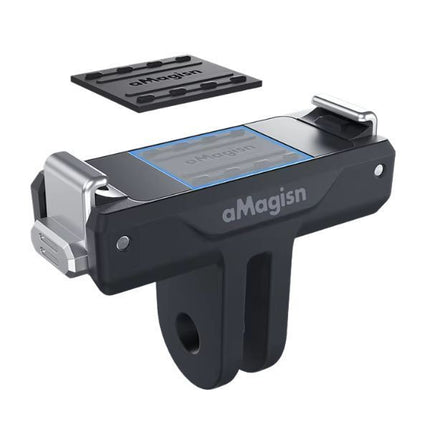aMagisn Magnetic Adapter Mount Quick Release for DJI Action 5 Pro 4 3 Osmo 360 Cameras OveerUps