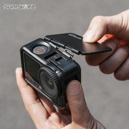 Sunnylife Protective Frame Case with Detachable Sun Hood for DJI Osmo Action 6 Camera OveerUps