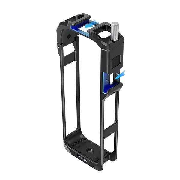 aMagisn Rabbit Cage Protective Frame with Silicone Lens Cover for Insta360 X5 Camera OveerUps
