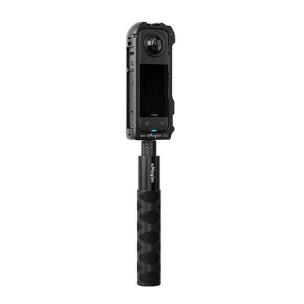 aMagisn Quick Release Camera Cage for Insta360 X4 1/4 Screw Cold Shoe Protective Frame OveerUps