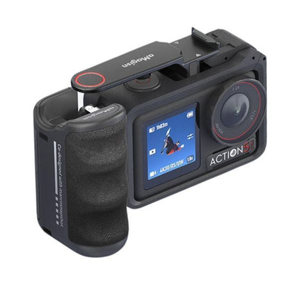 aMagisn Xplorer Grip Handle Bracket for DJI Action 5 Pro 4 3 Camera Cage Mount OveerUps