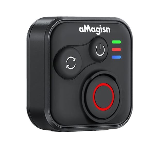 aMagisn Bluetooth Remote Controller for DJI Action 6 Action 5 Pro Action 4 Osmo 360 OveerUps