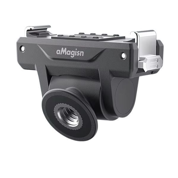 aMagisn Adjustable Quick Release Stick Adapter Mount for DJI Osmo Action 6 Nano Camera OveerUps