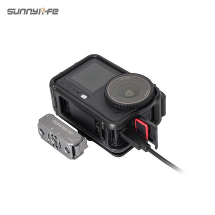 Sunnylife Protective Frame Case with Detachable Sun Hood for DJI Osmo Action 6 Camera OveerUps
