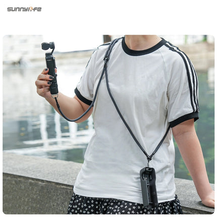 Sunnylife Neck Crossbody Strap 1/4 Screw Lanyard for DJI Osmo Pocket 3 Insta360 Luna Ultra Sunnylife