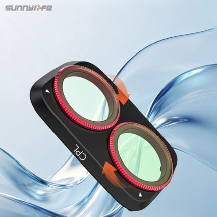Sunnylife Magnetic CPL ND Black Mist MCUV Lens Filter Set for DJI Osmo Pocket 4P OveerUps