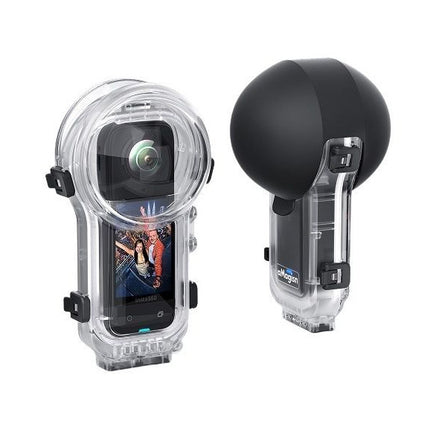 aMagisn 360 Underwater Protective Case for Insta360 X5 Invisible Dive Housing for Water Sports OveerUps