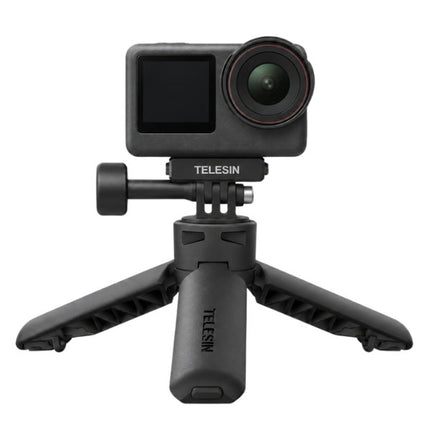 TELESIN Mini Portable Tripod Grip 2 in 1 for DJI Pocket 4P 4 3 GoPro Insta360 Cameras S3-EAK-06 OveerUps