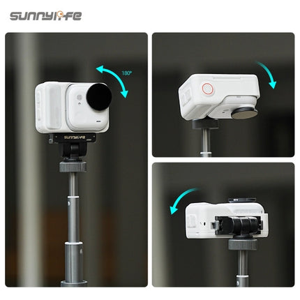 Sunnylife Magnetic Quick Release Adapter 180° Tilt 1/4 Mount for Insta360 GO Ultra Camera OveerUps