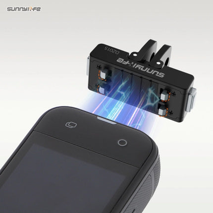 Sunnylife Magnetic Quick Release Adapter Mount Stand for Insta360 X4 Air/X5/Ace/Ace Pro 2/1 Cameras OveerUps