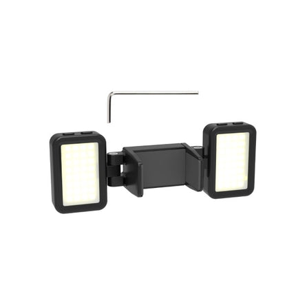 Sunnylife Tri-Color LED Fill Light for DJI Pocket 4P 4 3 Insta360 Luna Ultra Camera OveerUps