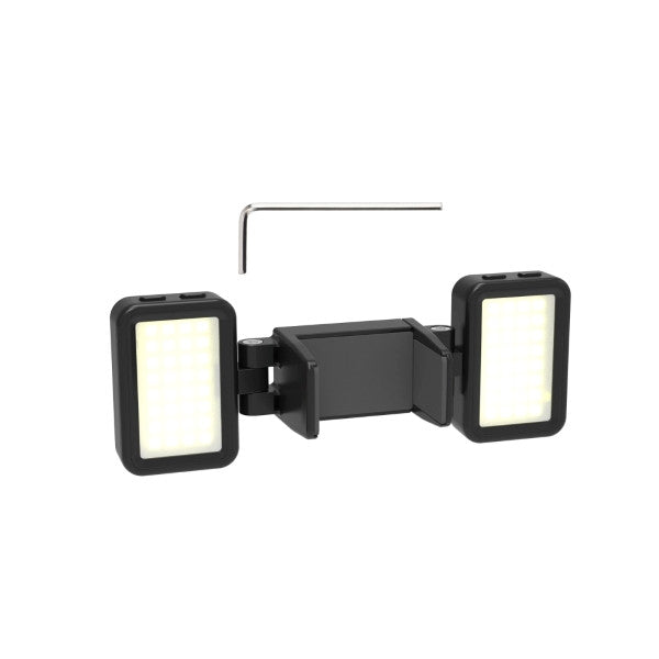 Sunnylife Tri-Color LED Fill Light for DJI Pocket 4P 4 3 Insta360 Luna Ultra Camera OveerUps