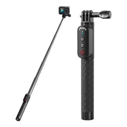 aMagisn Invisible Selfie Stick Pole with Remote Shutter for GoPro,Insta360, DJI Osmo Action & Phones OveerUps