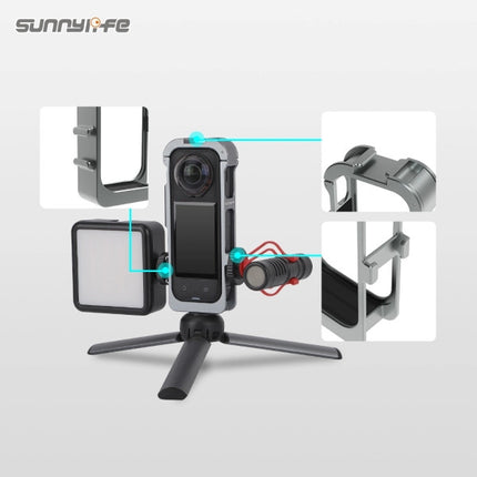 Sunnylife Magnetic Protective Case Frame with Lens Cover for Insta360 X5 Camera OveerUps