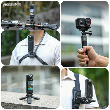 Sunnylife Magnetic Quick Release Adapter Mount Stand for Insta360 X4 Air/X5/Ace/Ace Pro 2/1 Cameras OveerUps