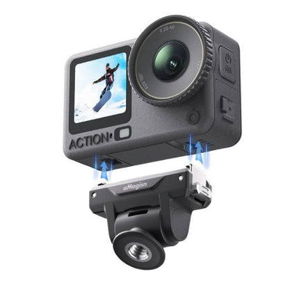 aMagisn Adjustable Quick Release Stick Adapter Mount for DJI Osmo Action 6 Nano Camera OveerUps