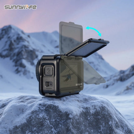 Sunnylife Protective Frame Case with Detachable Sun Hood for DJI Osmo Action 6 Camera OveerUps
