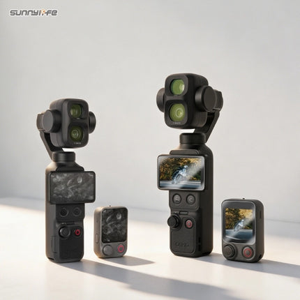 Sunnylife Tempered Glass Lens Screen Protector for DJI Osmo Pocket 4P 4 3 Camera OveerUps