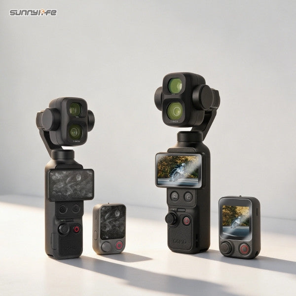 Sunnylife Tempered Glass Lens Screen Protector for DJI Osmo Pocket 4P 4 3 Camera OveerUps