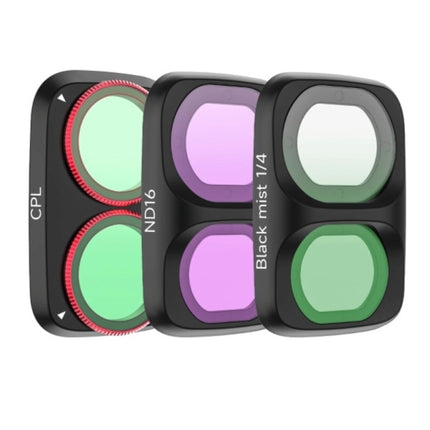 Sunnylife Magnetic CPL ND Black Mist MCUV Lens Filter Set for DJI Osmo Pocket 4P OveerUps