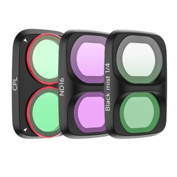 Sunnylife Magnetic CPL ND Black Mist MCUV Lens Filter Set for DJI Osmo Pocket 4P OveerUps