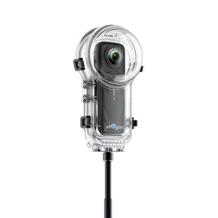 aMagisn 360 Underwater Protective Case for Insta360 X5 Invisible Dive Housing for Water Sports OveerUps