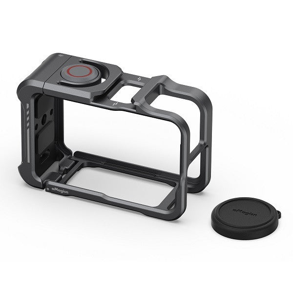 aMagisn Aluminum Protective Cage with Silicone Cover for DJI Osmo Action 5 Pro 4 3 Camera OveerUps