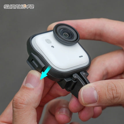 Sunnylife Foldable Vertical Horizontal Mount Protective Frame Case for Insta360 GO Ultra Camera OveerUps