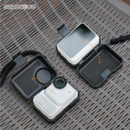 Sunnylife Protective Case with Lanyard for Shockproof Storage Box Insta360 GO Ultra Camera OveerUps