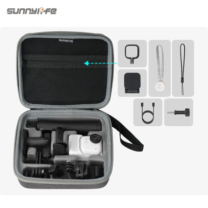 Sunnylife Hard Carrying Case Travel Storage Bag for Insta360 GO Ultra Camera OveerUps