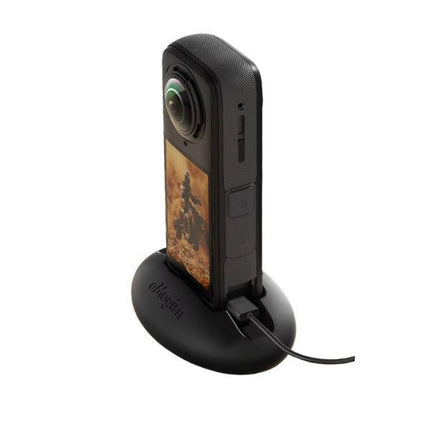 aMagisn Silicone Stand Base for Insta360 X4 X5 Anti Scratch Charging Dock Holder OveerUps