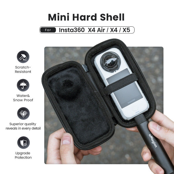 aMagisn Portable Hard Case for Insta360 X5 X4 X4 Air Protective Travel Storage Box OveerUps