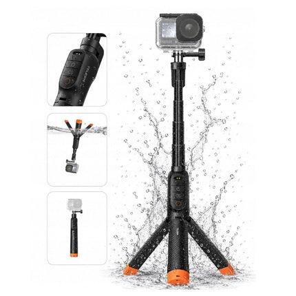 TELESIN Floating Remote Selfie Stick Bluetooth Buoyancy Grip for DJI Action 6 5 Pro 4 S1-TSS-07-TDJ OveerUps