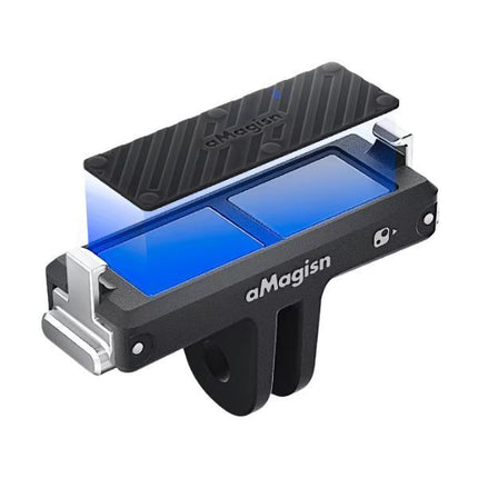 aMagisn Magnetic Quick Release Mount for Insta360 GO Ultra Lightweight Camera Adapter OveerUps